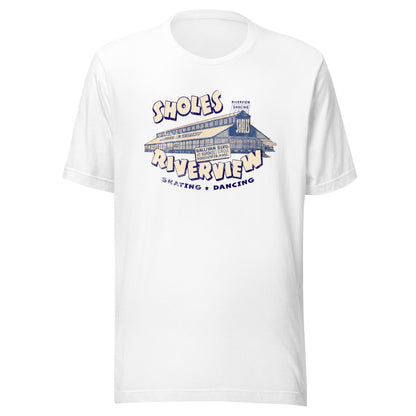 Sholes Riverview T-Shirt - Dorchester, MA | Retro Roller Rink & Dancing Tee