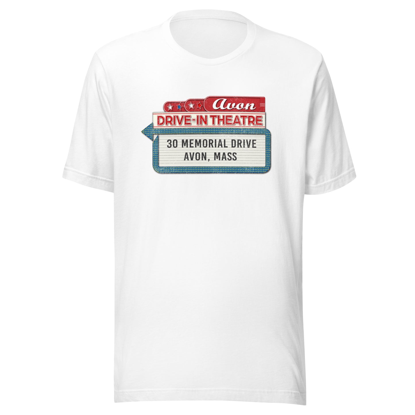 Avon Drive-In Theatre T-Shirt | Retro Massachusetts Drive-In Tee