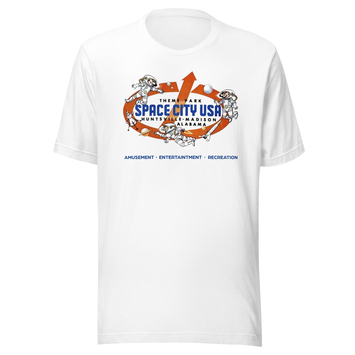 Space City USA T-Shirt - Huntsville, AL | Retro Theme Park Tee