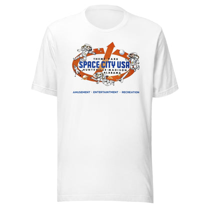 Space City USA T-Shirt - Huntsville, AL | Retro Theme Park Tee