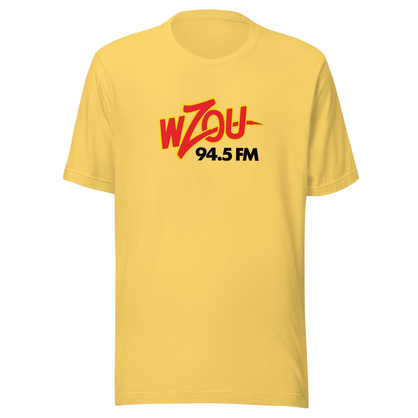 WZOU 94.5 T-Shirt - Classic 1990s Boston Radio Old School Throwback Tee