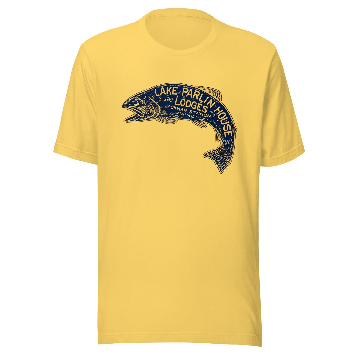 Maine Fishing T-Shirt - Lake Parlin Lodge Jackman Station, ME | Fishing & Hunting Tee