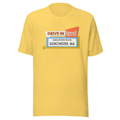 Neponset Drive-In T-Shirt - Dorchester, MA | Retro Old School Tee