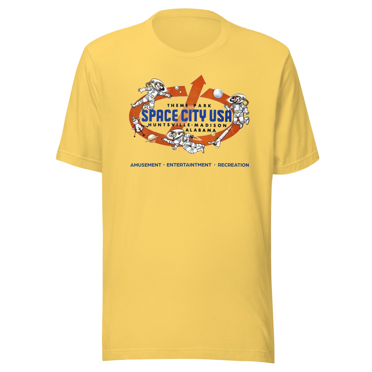 Space City USA T-Shirt - Huntsville, AL | Retro Theme Park Tee